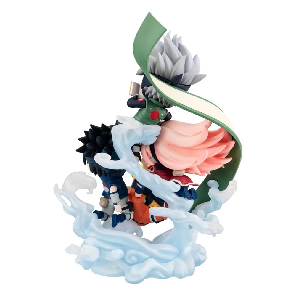 Naruto Shippuden FigUnity PVC Mini Statue Gather here  Team 7 13 cm
